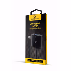 Gembird A-CM-VGAF-01 adaptateur graphique USB 1920 x 1080 pixels Noir