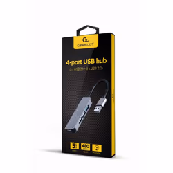Gembird UHB-U3P1U2P3-01 station d'accueil Avec fil USB 3.2 Gen 1 (3.1 Gen 1) Type-C Argent