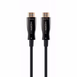 Gembird CCBP-HDMI-AOC-20M-02, 20 m, HDMI Type A (Standard), HDMI Type A (Standard), Noir