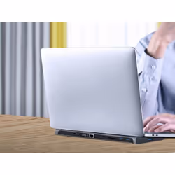 Gembird A-CM-COMBO10-01 station d'accueil Avec fil USB 3.2 Gen 1 (3.1 Gen 1) Type-C Gris