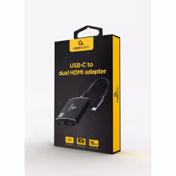 Gembird A-CM-HDMIF2-01 câble HDMI 0,15 m HDMI Type C (Mini) Noir