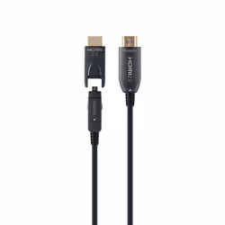 Gembird CCBP-HDMID-AOC-50M, 50 m, HDMI Type D (Micro), HDMI Type A (Standard), 16 Gbit/s, Noir