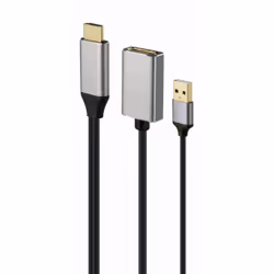 Gembird A-HDMIM-DPF-02 câble vidéo et adaptateur 0,1 m HDMI Type A (Standard) DisplayPort Noir