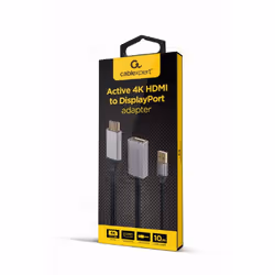 Gembird A-HDMIM-DPF-02 câble vidéo et adaptateur 0,1 m HDMI Type A (Standard) DisplayPort Noir