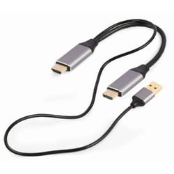 Gembird A-HDMIM-DPM-01 câble vidéo et adaptateur 2 m HDMI Type A (Standard) DisplayPort Noir