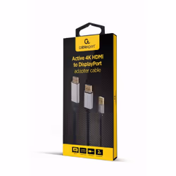 Gembird A-HDMIM-DPM-01 câble vidéo et adaptateur 2 m HDMI Type A (Standard) DisplayPort Noir