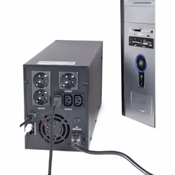 Gembird EG-UPS-036 alimentation d'énergie non interruptible Interactivité de ligne 3 kVA 1800 W 6 sortie(s) CA - Vue supplémentaire 5
