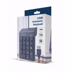 Gembird KPD-U-03 clavier numérique PC portable/de bureau USB Noir - Vue supplémentaire 4