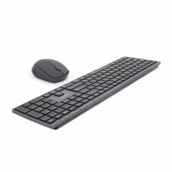 Gembird KBS-ECLIPSE-M500-PT, RF sans fil, Commutateur de touche « ciseaux », QWERTY, LED, Gris, Souris incluse