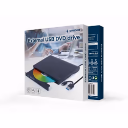 Gembird DVD-USB-03 lecteur de disques optiques DVD±RW Noir