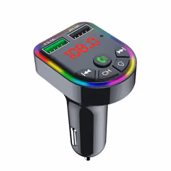 Gembird BTT-05, Numérique, FM, 87,5 - 108 MHz, LCD, Bluetooth, Diffusion audio en continu, Appel mains libres
