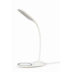 Gembird TA-WPC10-LED-01-W chargeur d'appareils mobiles Smartphone Blanc CC Recharge sans fil Intérieure