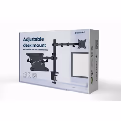 Gembird MA-DA-03 support d'écran plat pour bureau 32" Noir