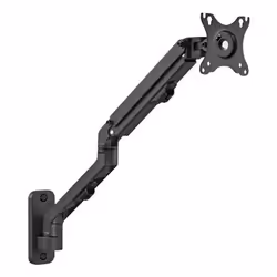 Gembird MA-WA1-02, 7 kg, 43,2 cm (17"), 68,6 cm (27"), 100 x 100 mm, Réglage de la hauteur, Noir