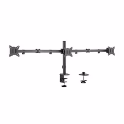 Gembird MA-D3-01 support d'écran plat pour bureau 68,6 cm (27") Noir