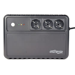 Gembird EG-UPS-3SDT600-01 alimentation d'énergie non interruptible Interactivité de ligne 0,6 kVA 360 W 3 sortie(s) CA