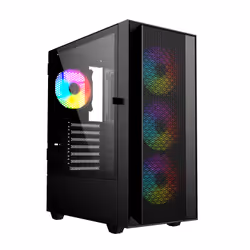 Gembird CCC-FC-4000 unité centrale Tower Noir