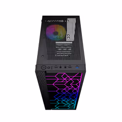 Gembird Fornax 2500 Midi Tower Noir - Vue supplémentaire 7