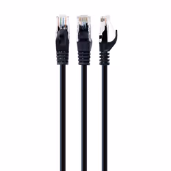Gembird PP6U-1.5M/BK, 1,5 m, Cat6, U/UTP (UTP), RJ-45, RJ-45, Noir