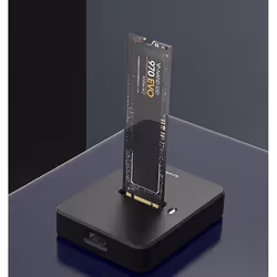 Gembird DD-U3M2 Station d'accueil de disques de stockage USB 3.2 Gen 1 (3.1 Gen 1) Type-C Noir - Vue supplémentaire 5