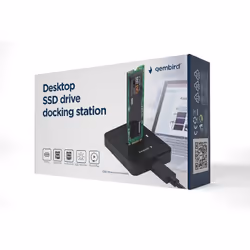 Gembird DD-U3M2 Station d'accueil de disques de stockage USB 3.2 Gen 1 (3.1 Gen 1) Type-C Noir - Vue supplémentaire 6