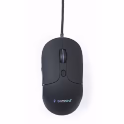 Gembird MUS-UL-02, Ambidextre, USB Type-A, 2400 DPI, Noir