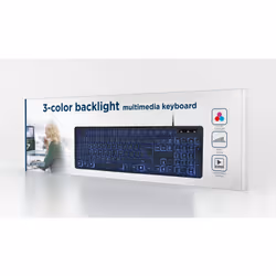 Gembird KB-UML3-02 clavier maison/bureau USB QWERTY Anglais américain Noir