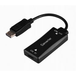 Gembird A-HDMIF30-DPM-01 câble vidéo et adaptateur 0,15 m HDMI Type A (Standard) DisplayPort Noir