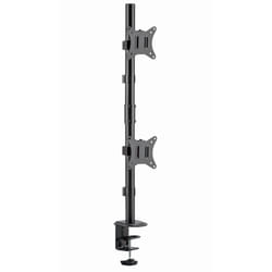 Gembird MA-D2-02 support d'écran plat pour bureau 81,3 cm (32") Noir