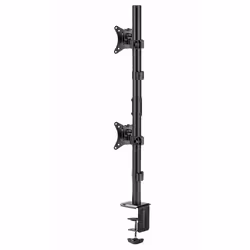 Gembird MA-D2-02 support d'écran plat pour bureau 81,3 cm (32") Noir
