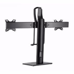 Gembird MS-D2-01 support d'écran plat pour bureau 27" Noir