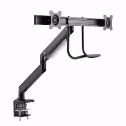 Gembird MA-DA2-04 support d'écran plat pour bureau 81,3 cm (32") Noir
