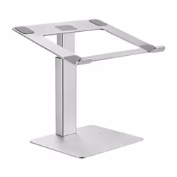 Gembird NBS-D1-02, Supports de Laptop, Argent, Aluminium, Silicone, 39,6 cm (15.6"), 5 kg, 225 - 380 mm