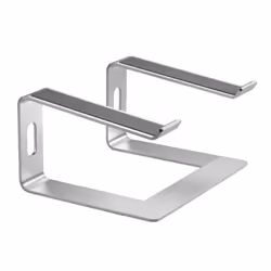 Gembird NBS-D1-01, Supports de Laptop, Aluminium, Argent, Aluminium, Silicone, 39,6 cm (15.6"), 5 kg, 225 mm