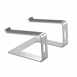 Gembird NBS-D1-01 Support de livres Supports de Laptop Aluminium, Argent 15.6"