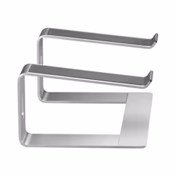 Gembird NBS-D1-01 Support de livres Supports de Laptop Aluminium, Argent 15.6"