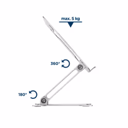 Gembird NBS-D1-03 Support de livres Supports de Laptop Argent 15.6" - Vue supplémentaire 18