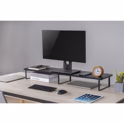 Gembird MS-TABLE2-01 support d'écran plat pour bureau Noir - Vue supplémentaire 12
