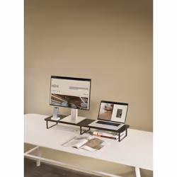 Gembird MS-TABLE2-01 support d'écran plat pour bureau Noir - Vue supplémentaire 13