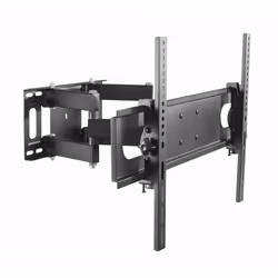 Gembird WM-70ST-01, 200 x 200 mm, 600 x 400 mm, 0 - -20°, 60 - -60°, Plastique, Acier, Noir