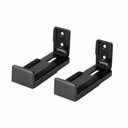 Gembird WM-SB-01 support de haut-parleurs Mur Acrylonitrile-Butadiène-Styrène (ABS), Acier Noir
