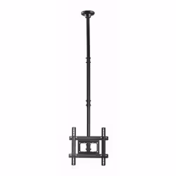 Gembird CM-70ST-01, 100 x 100 mm, 400 x 400 mm, -25 - 5°, -30 - 30°, Plastique, Acier, Noir