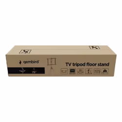 Gembird TVS-75ST-01 support pour téléviseur 190,5 cm (75") Noir, Bois - Vue supplémentaire 4