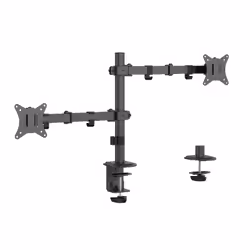 Gembird MA-D2-03, 9 kg, 43,2 cm (17"), 81,3 cm (32"), 75 x 75 mm, 100 x 100 mm, Noir