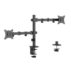 Gembird MA-D2-03 support d'écran plat pour bureau 32" Noir