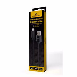 Gembird CCDB-MUSB2B-AMLM-6 câble Lightning 1,8 m Noir
