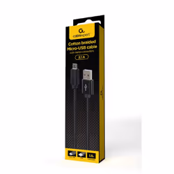 Gembird CCDB-MUSB2B-AMBM-6 câble USB USB 2.0 1,8 m USB A Micro-USB B Noir