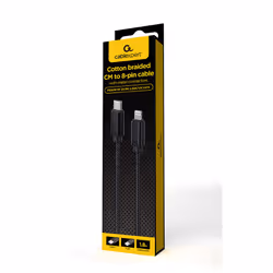 Gembird CCDB-MUSB2B-CMLM-6 câble Lightning 1,8 m Noir