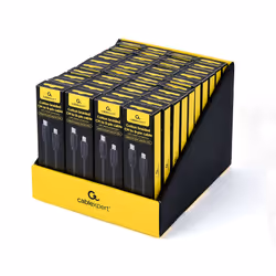 Gembird CCDB-MUSB2B-CMLM-6 câble Lightning 1,8 m Noir