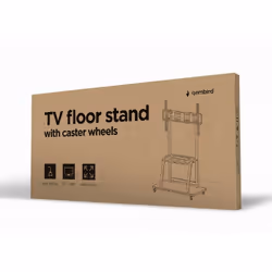 Gembird TVS-100F-01 support pour téléviseur 2,54 m (100") Noir